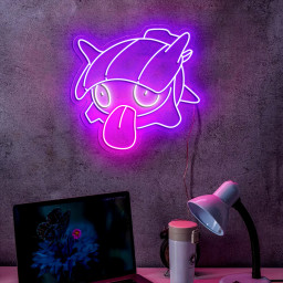 Shellder Pokemon Neon Sign