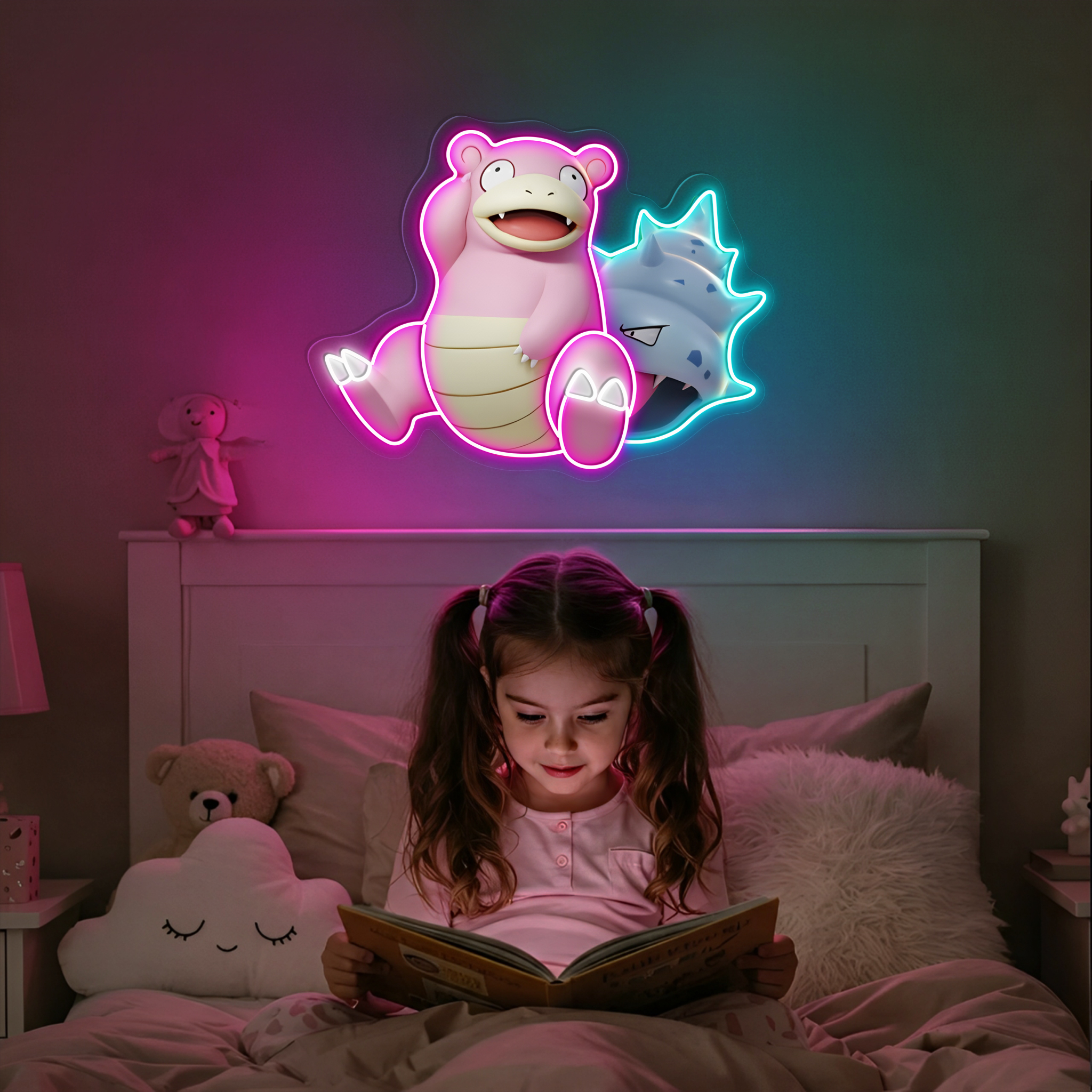 Slowbro Pokemon UV Sign