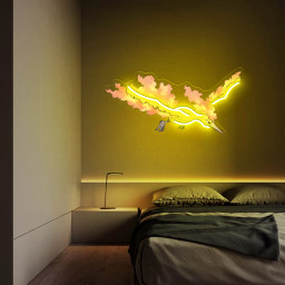 Moltres Pokemon UV Sign