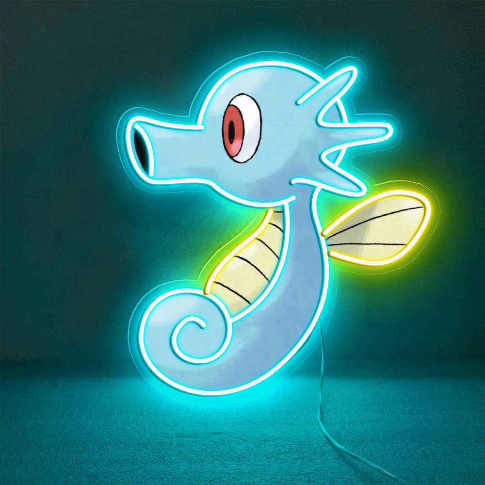 Pokemon Horsea UV Sign