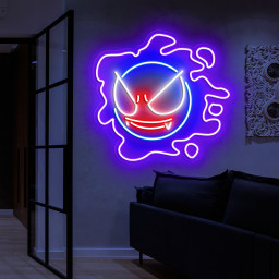 Gastly Pokemon Neon Signs