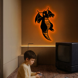 Dragonite Pokemon Metal Sign