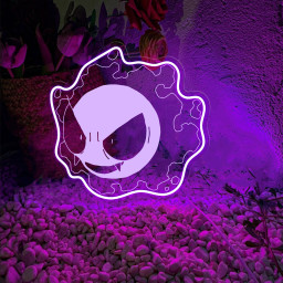 Gastly Pokemon Laser Sign