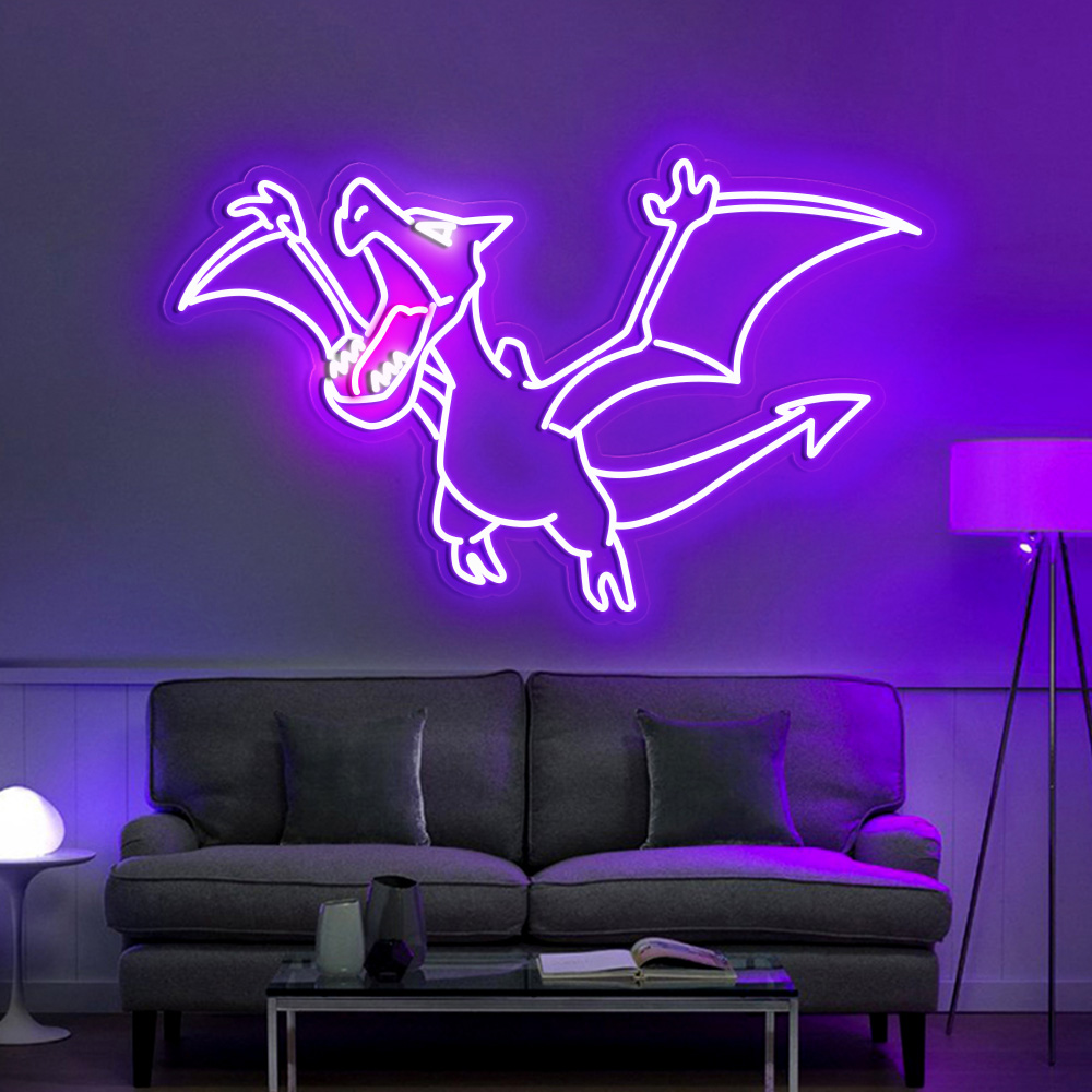 Aerodactyl Pokemon Neon Signs