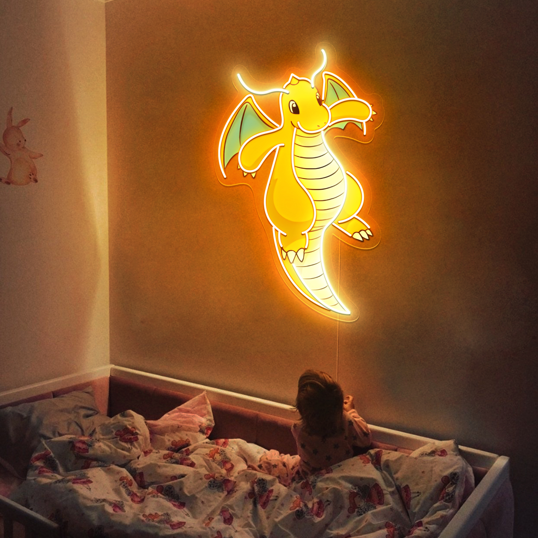 Dragonite Pokemon UV Sign