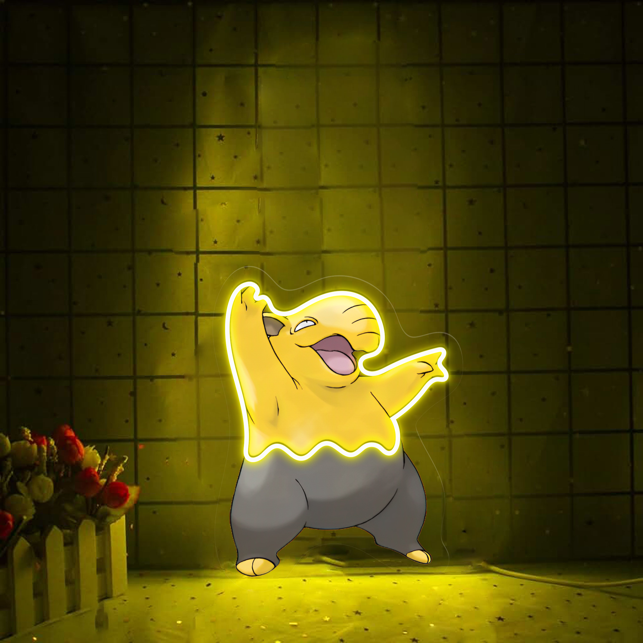 Drowzee Pokemon UV Sign