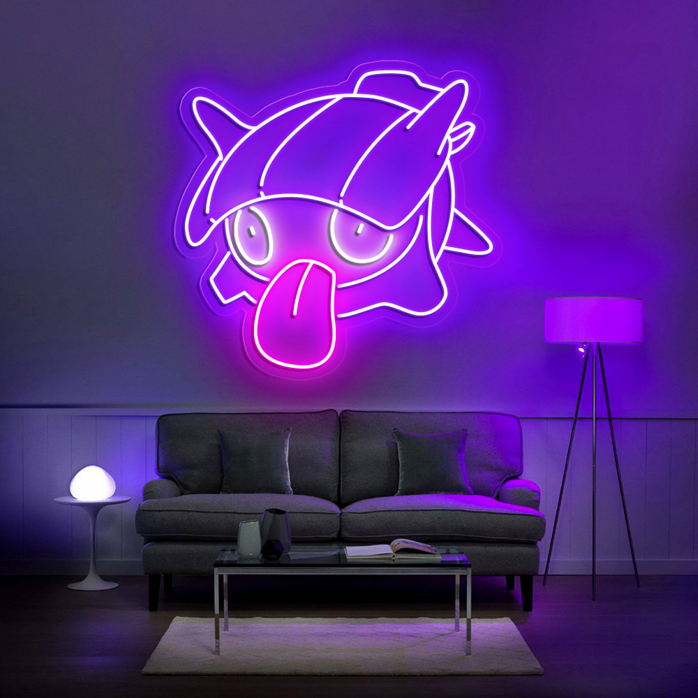 Shellder Pokemon Neon Sign