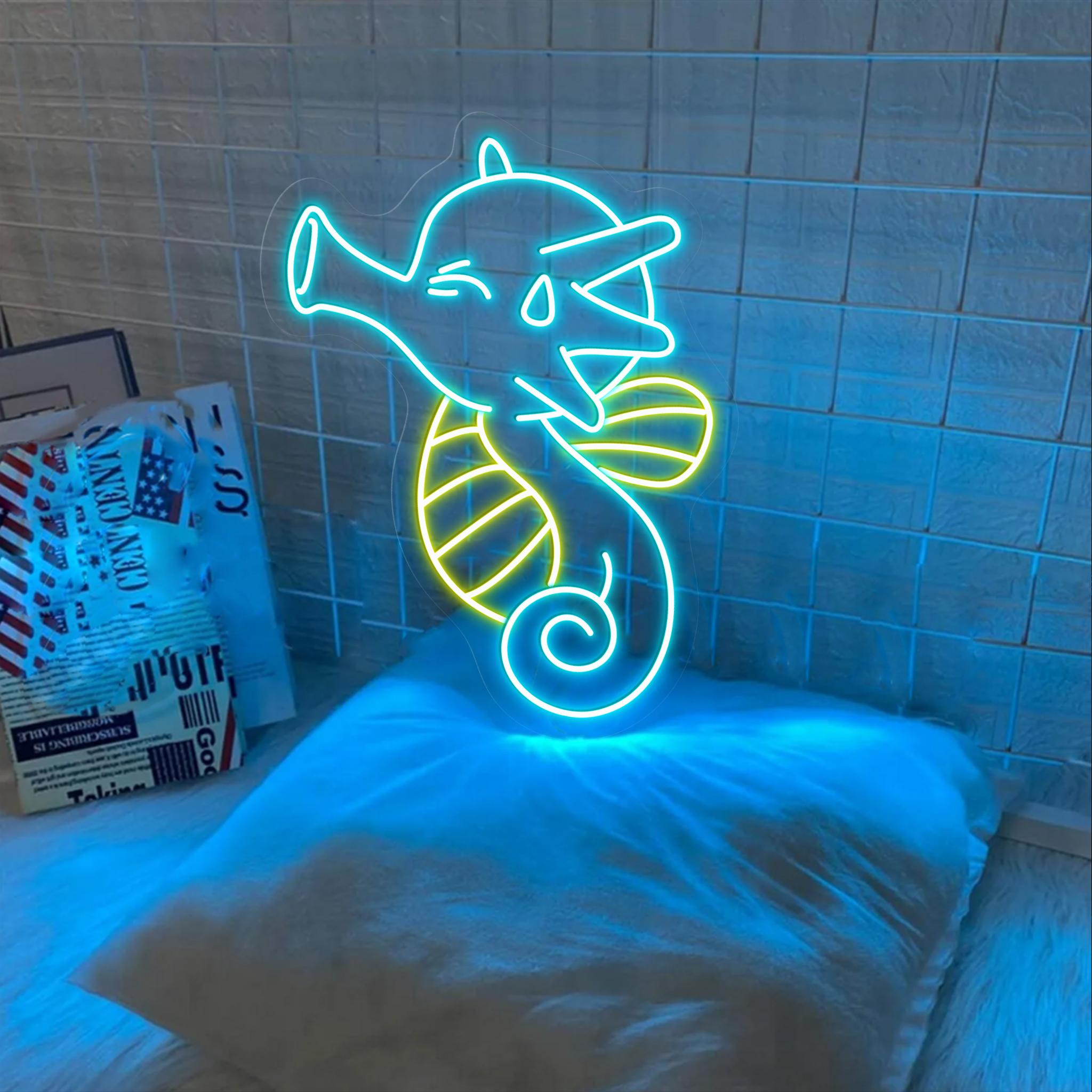 Pokemon Horsea Neon Signs