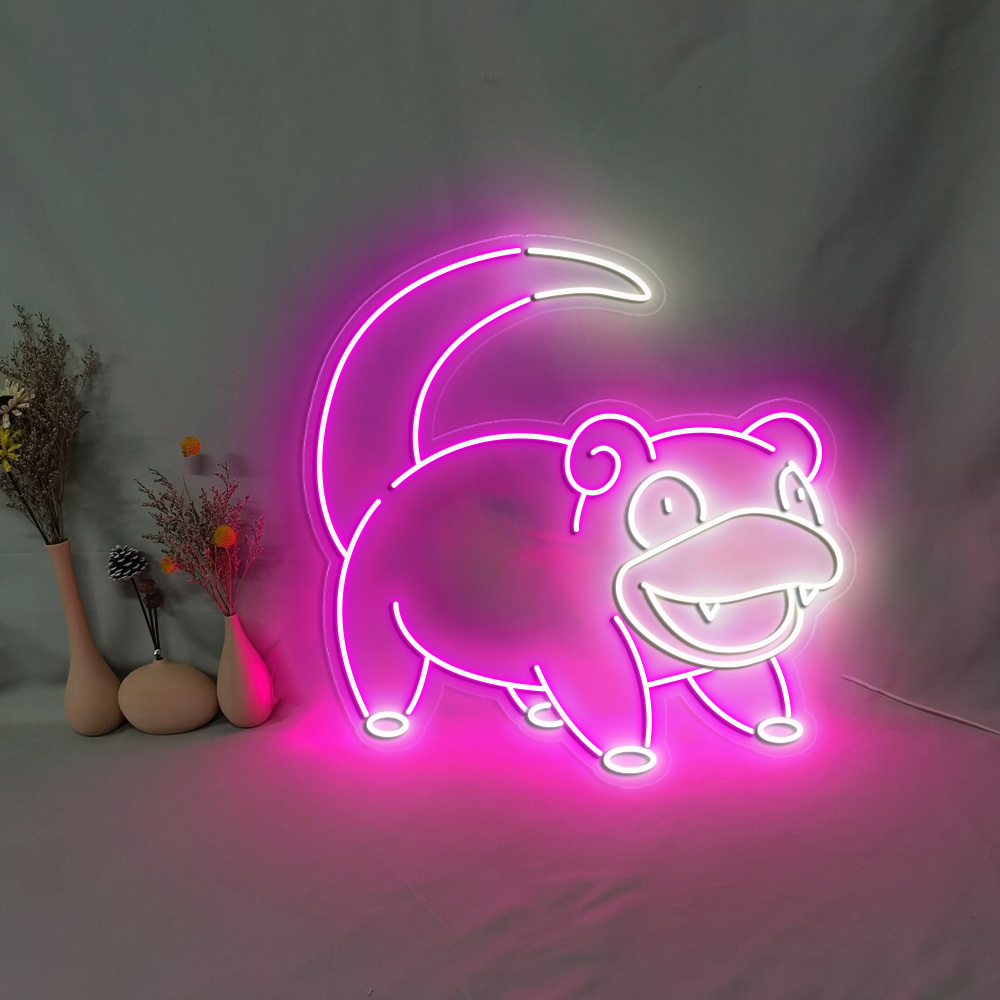 Slowpoke Pokemon Neon Signs