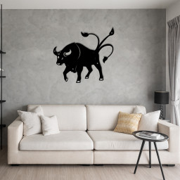 Pokemon Tauros Metal Sign