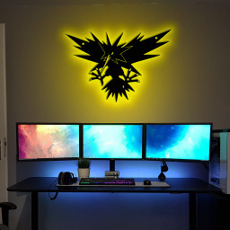 Zapdos Pokemon Metal Sign