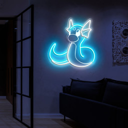 Dratini Pokemon Laser Sign