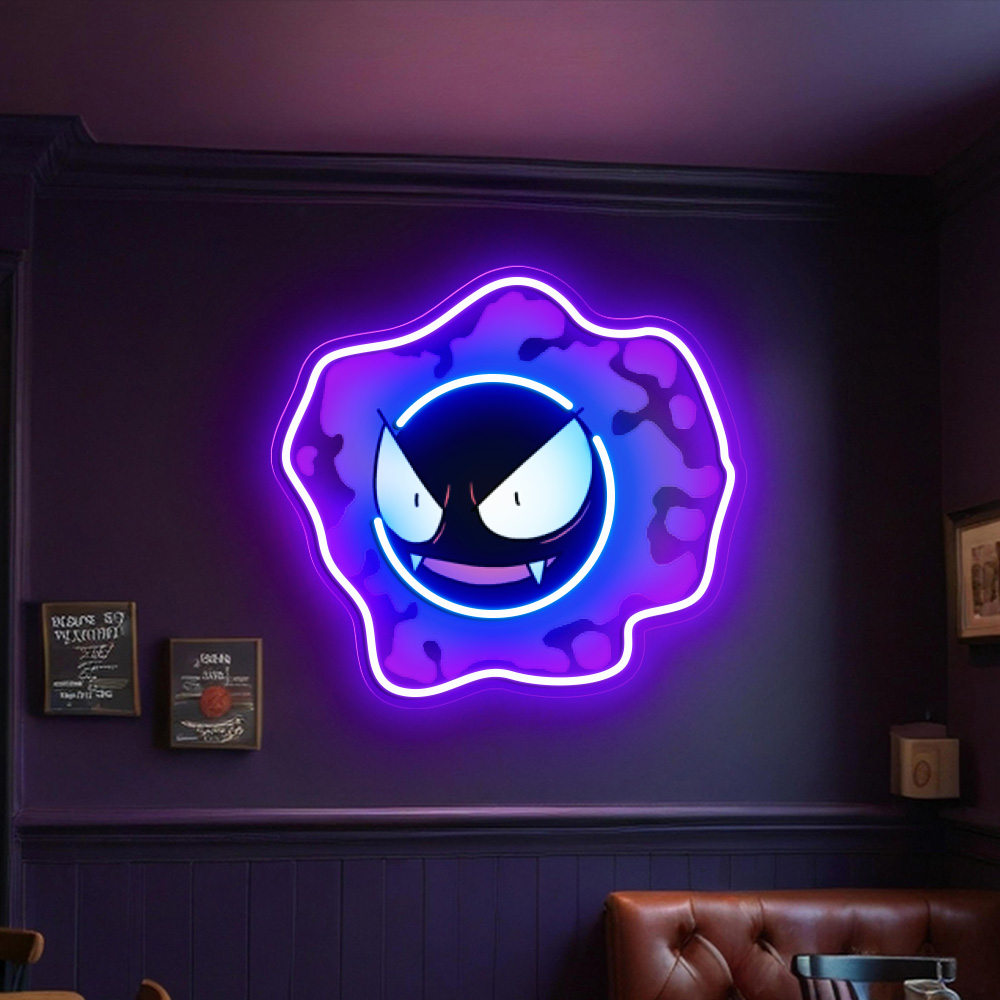 Gastly Pokemon UV Signs