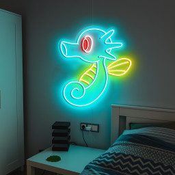Pokemon Horsea Neon Sign