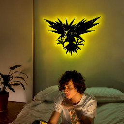 Zapdos Pokemon Metal Sign