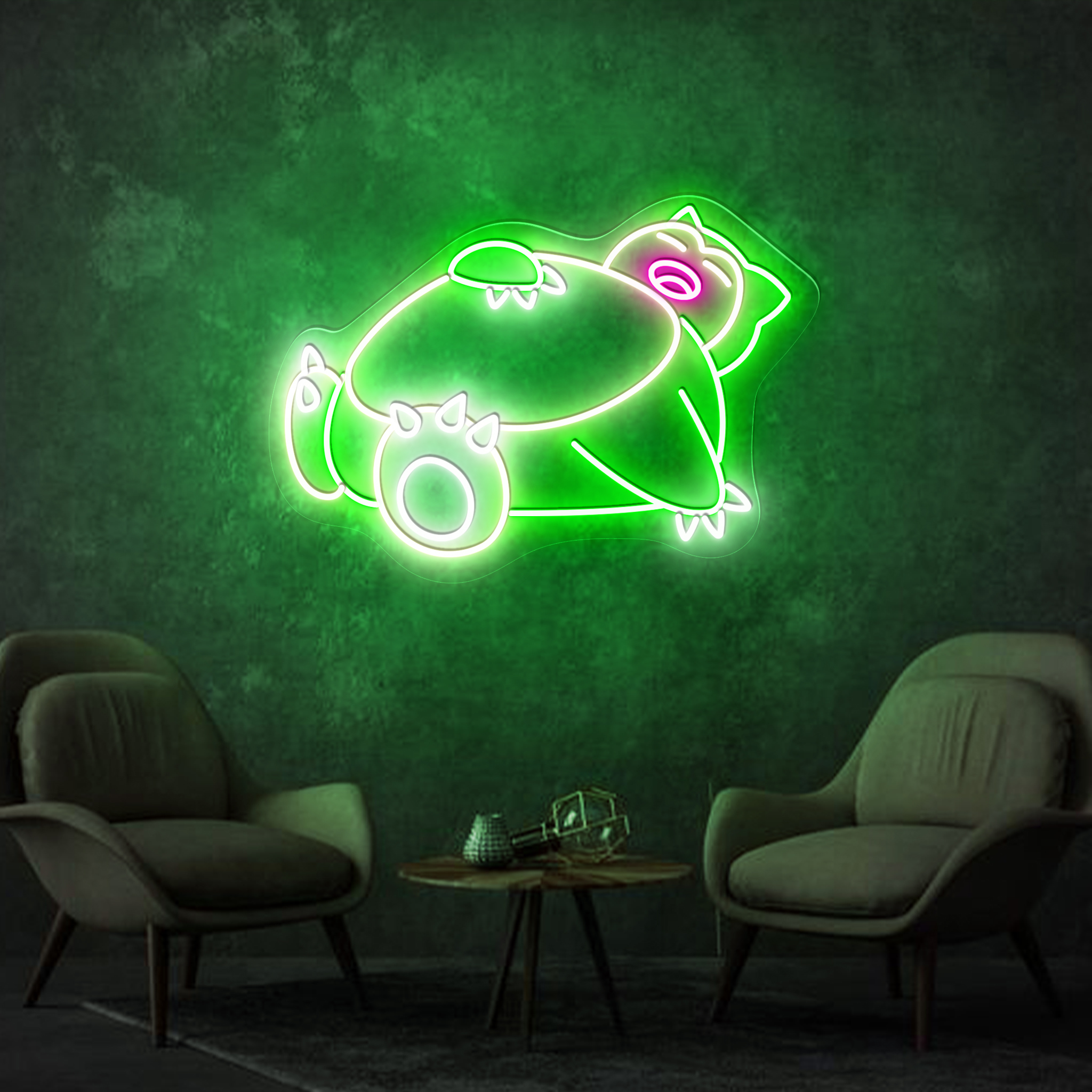 Snorlax Pokemon Neon Signs