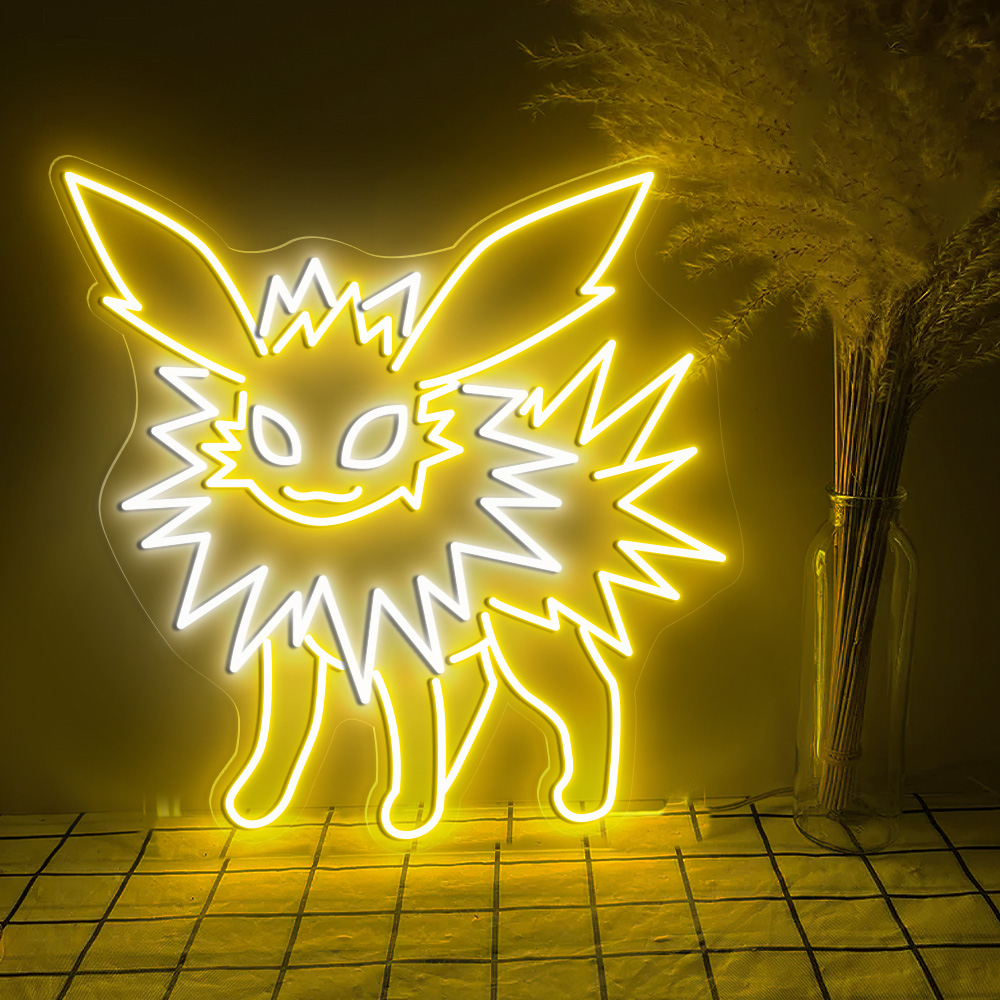 Jolteon Pokemon Neon Signs