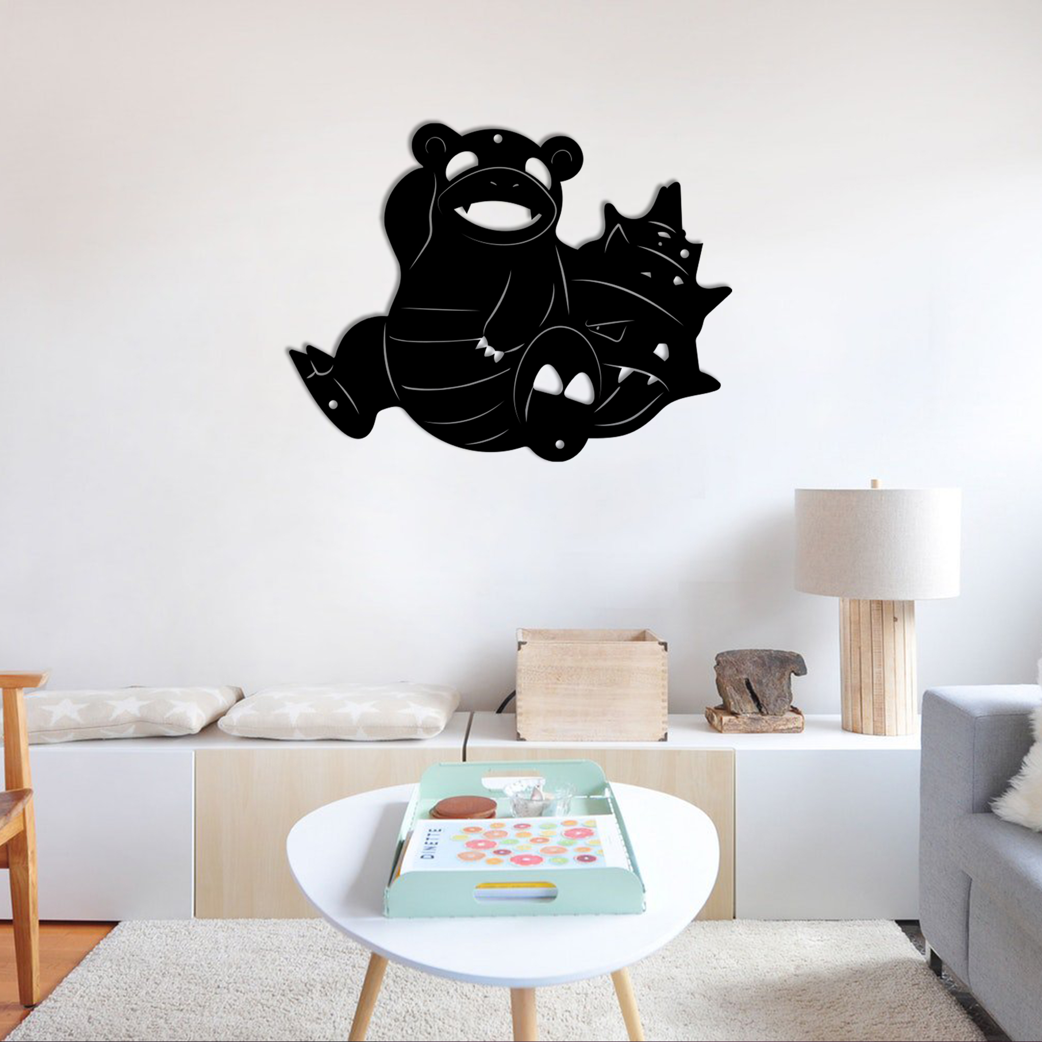 Slowbro Pokemon Metal Sign