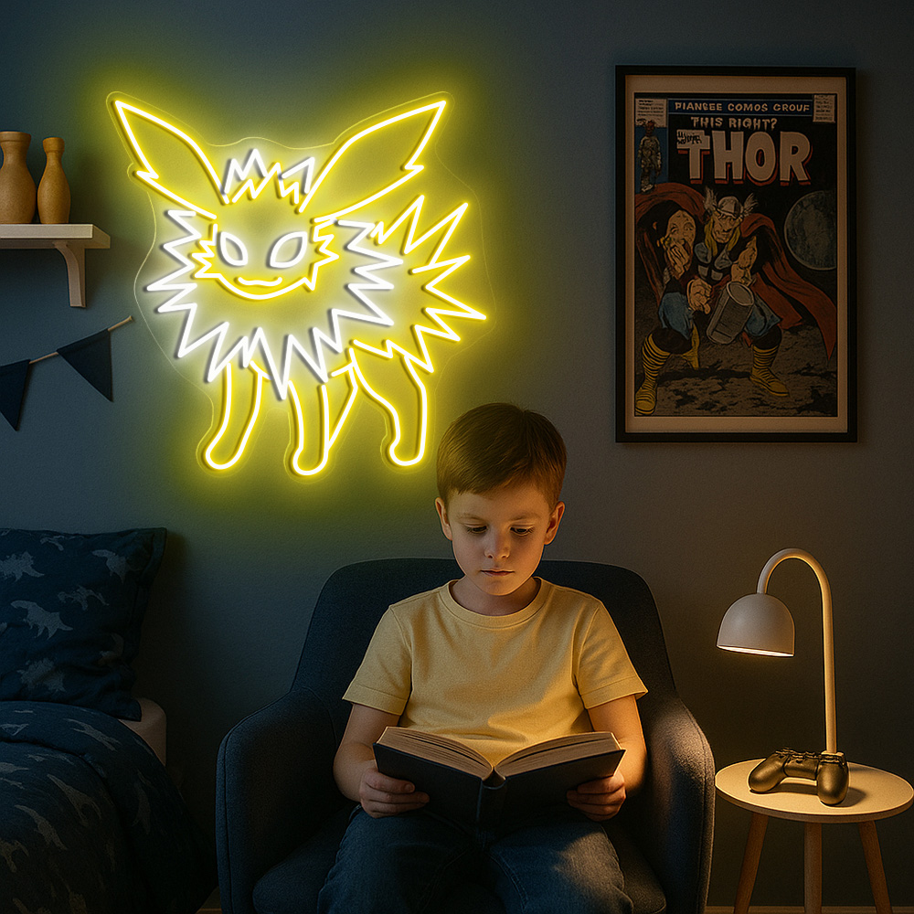Jolteon Pokemon Neon Signs