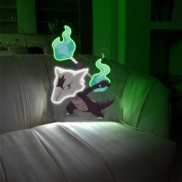 Pokemon Marowak UV Sign