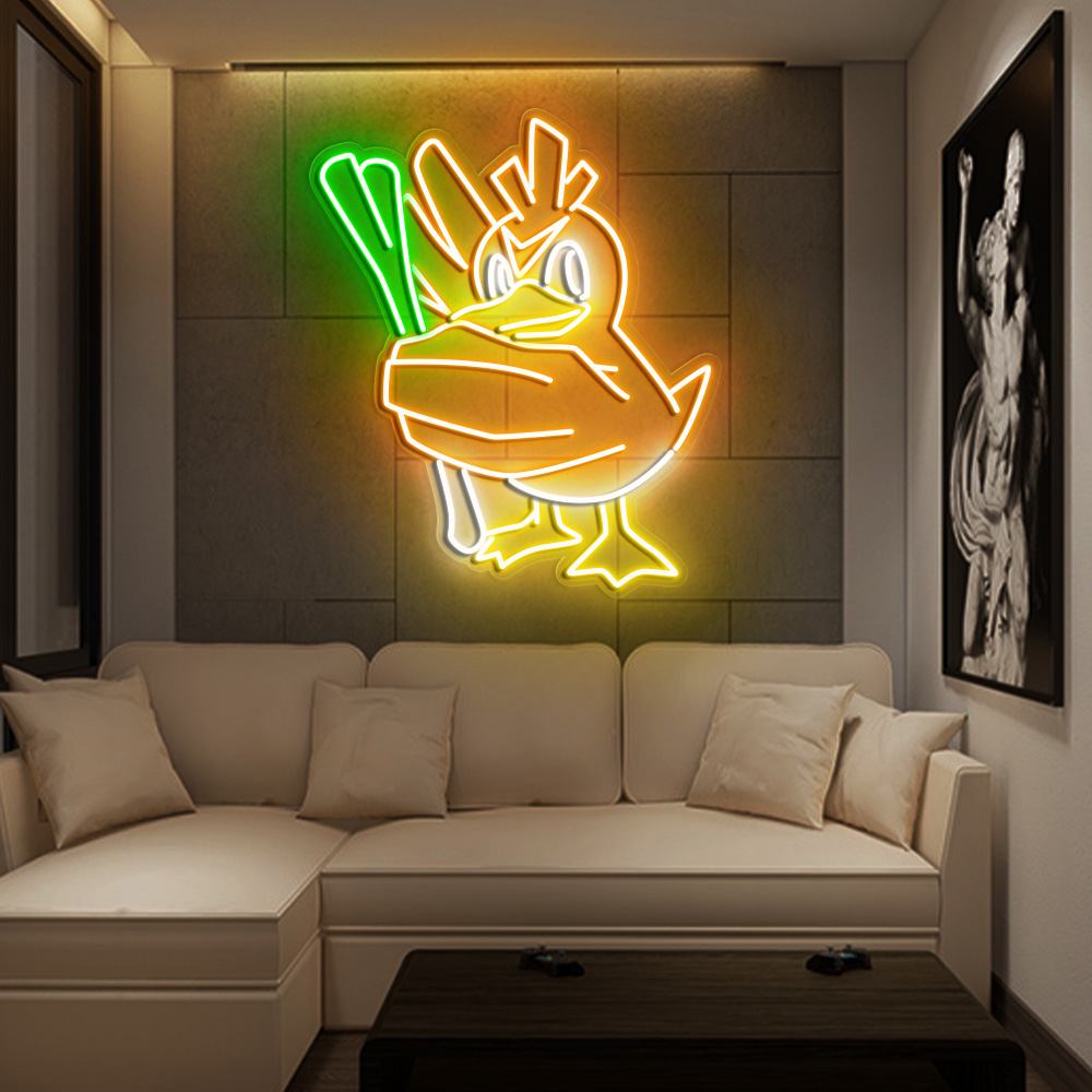Farfetch'd Pokemon Neon Signs