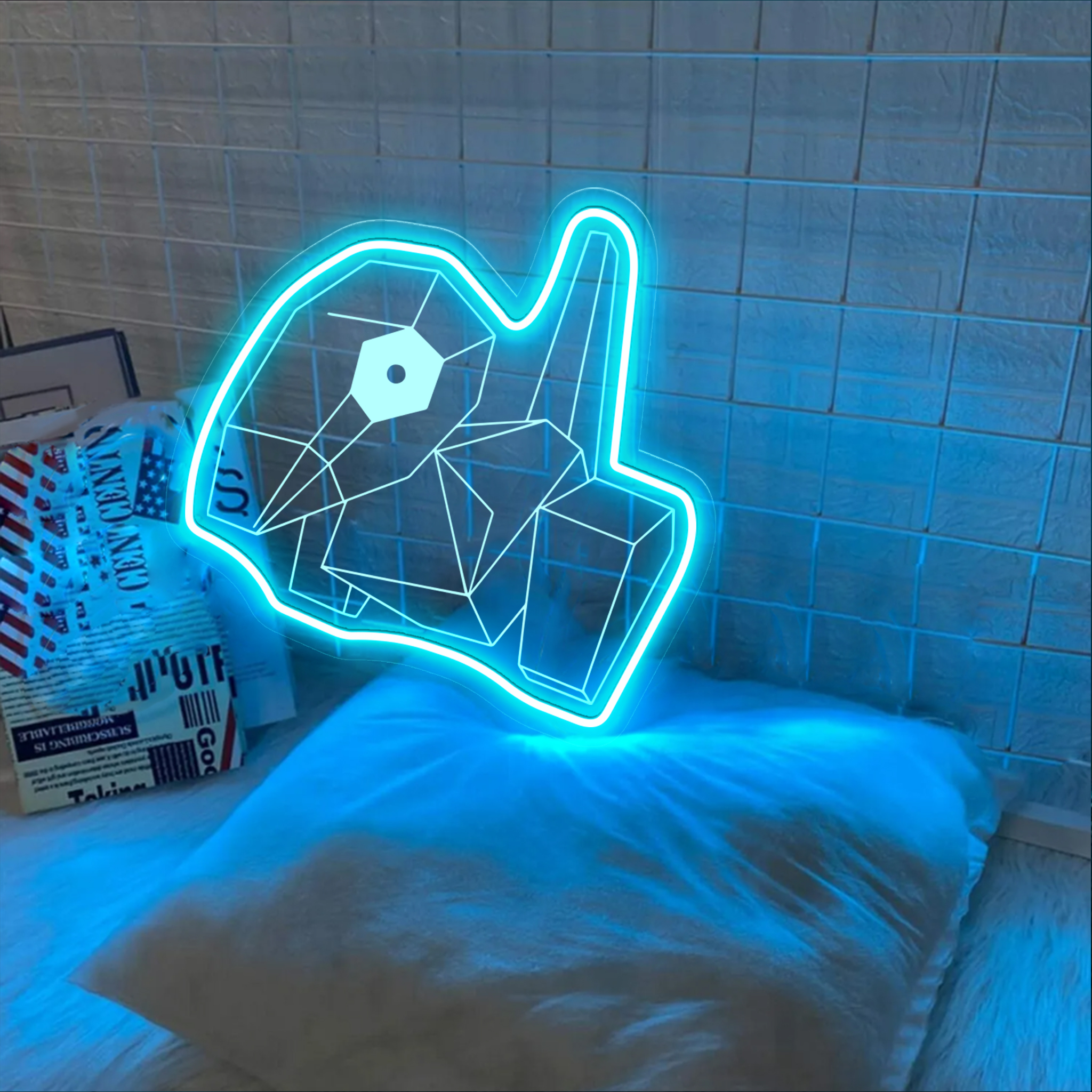 Porygon Pokemon Laser Sign