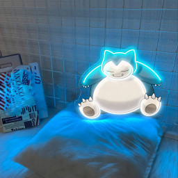 Snorlax Pokemon UV Sign