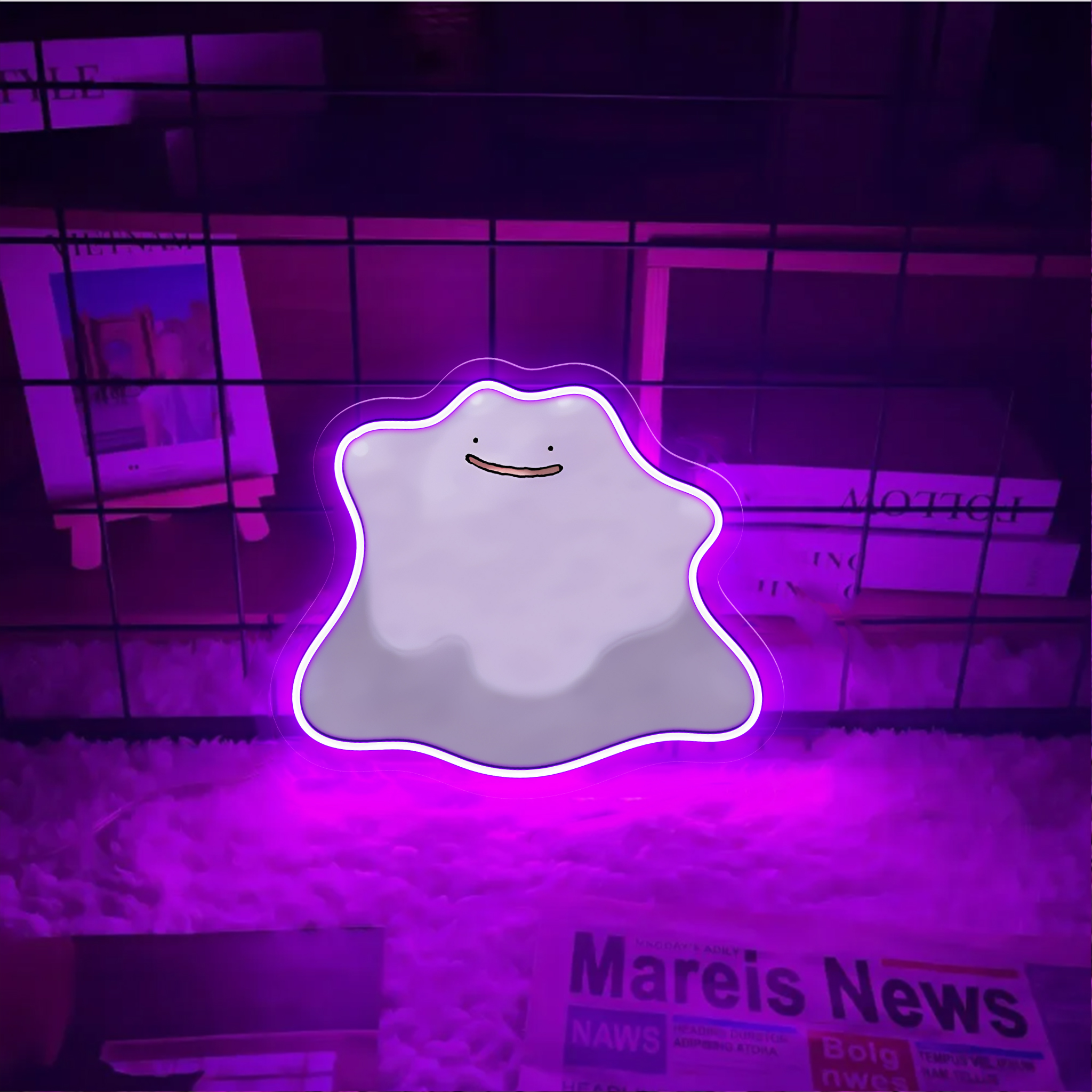 Pokemon Ditto UV Sign