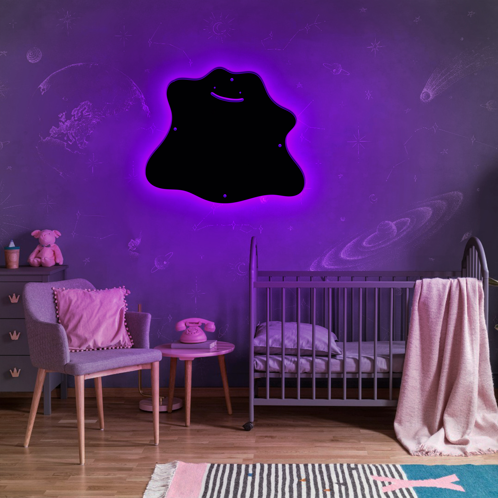 Pokemon Ditto Metal Sign