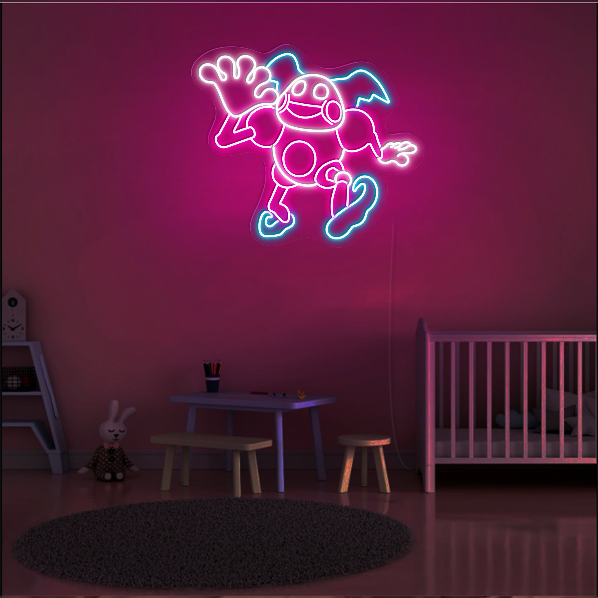 Pokemon Mr. Mime Neon Signs