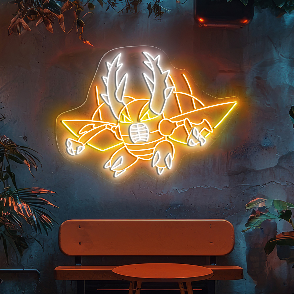 Pinsir Pokemon Neon Signs