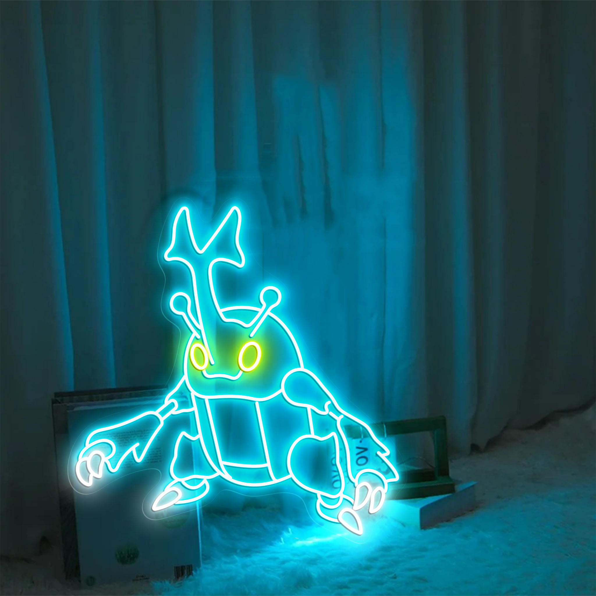 Pokemon Heracross Neon Signs
