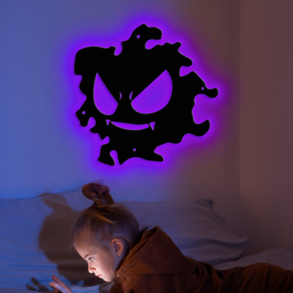Gastly Pokemon Metal Signs
