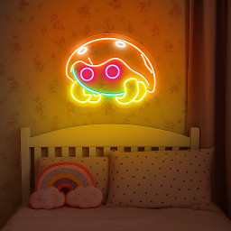 Kabuto Pokemon Neon Sign