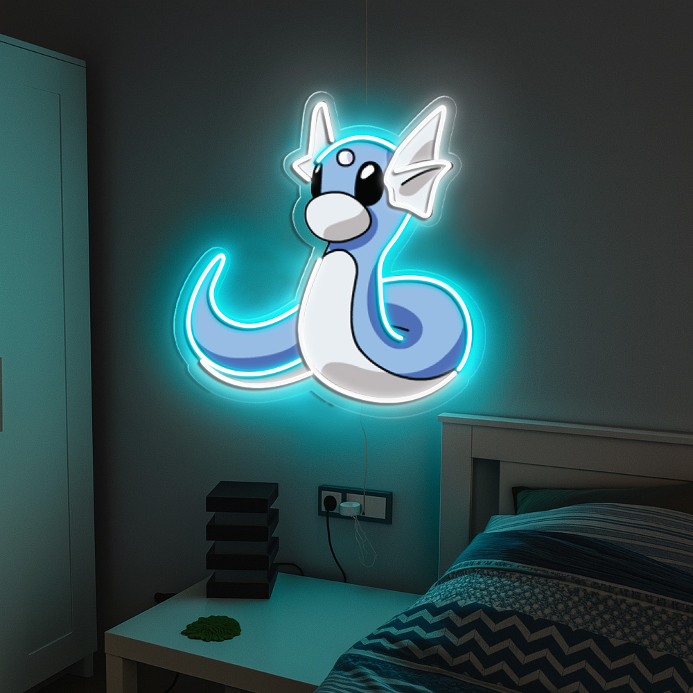 Dratini Pokemon UV Sign