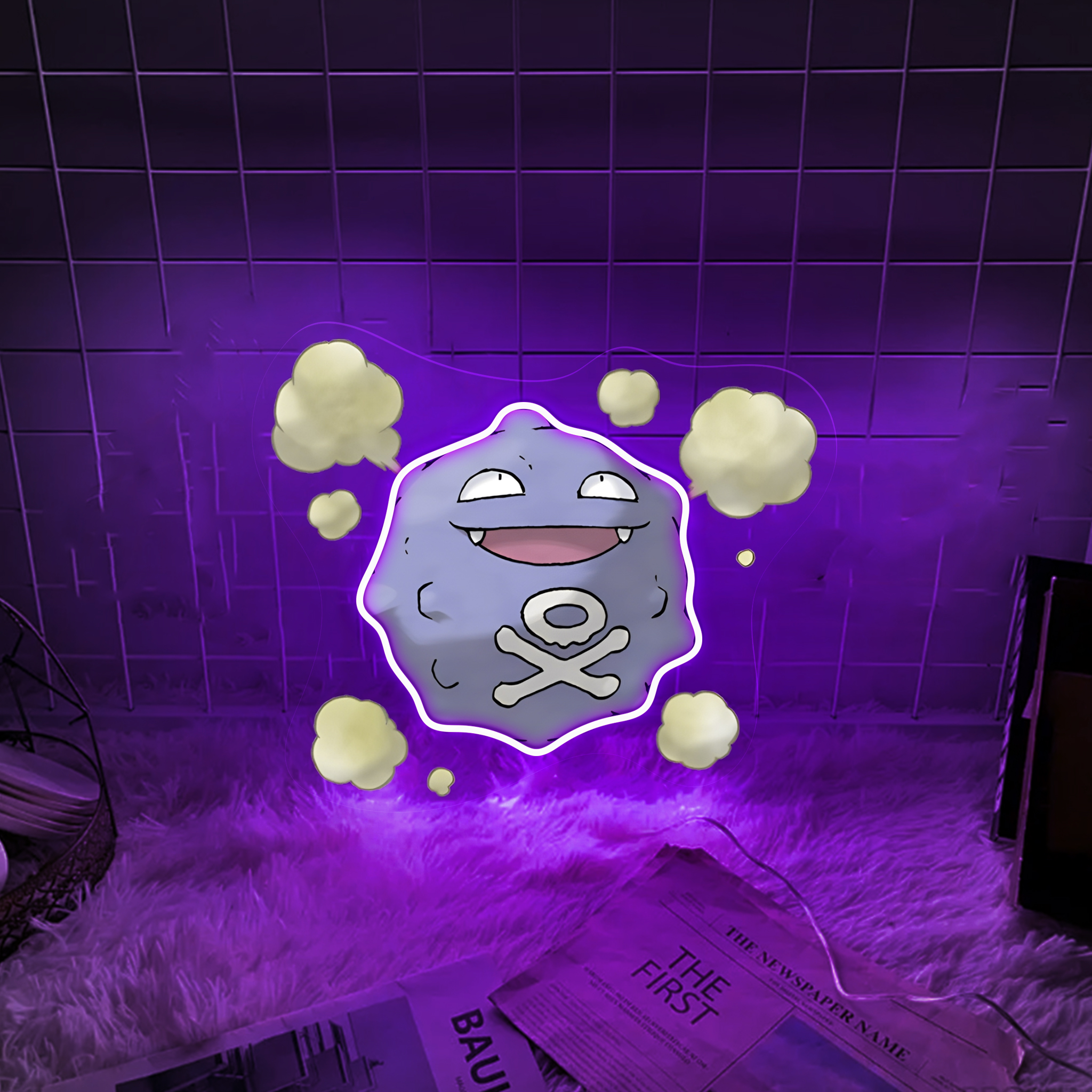 Pokemon Koffing UV Signs