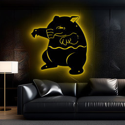 Pokemon Drowzee Metal Sign