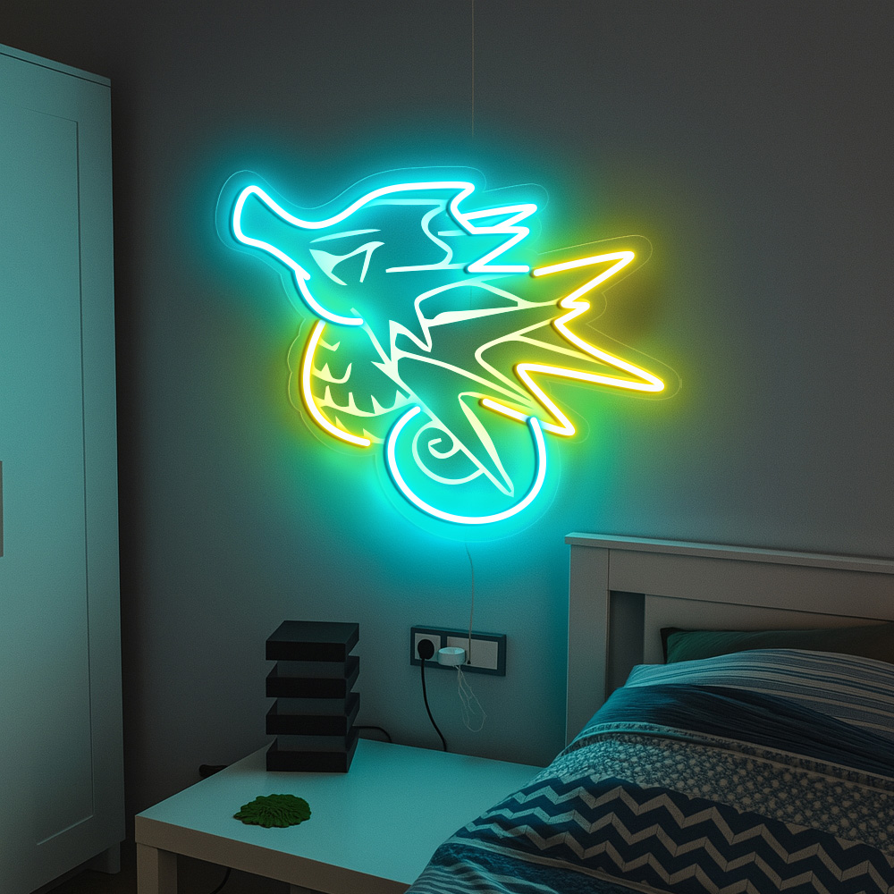Seadra Pokemon Laser Sign