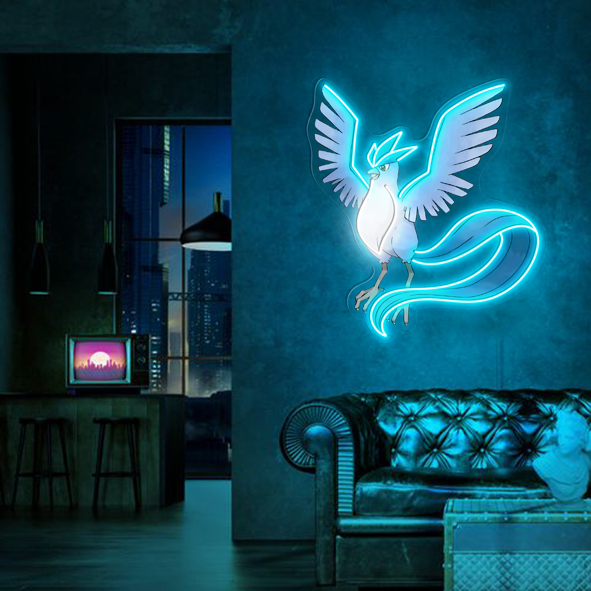 Articuno Pokemon UV Signs