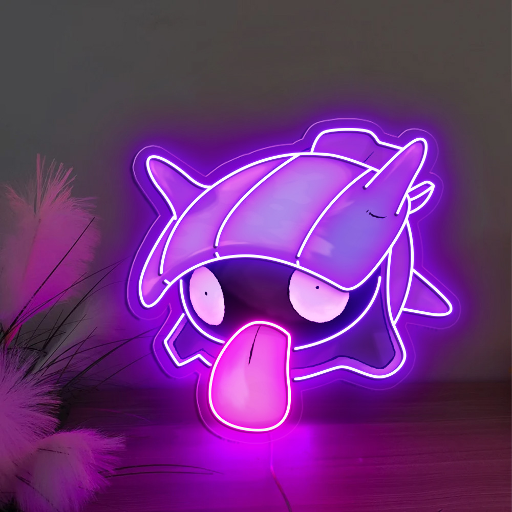 Shellder Pokemon UV Sign