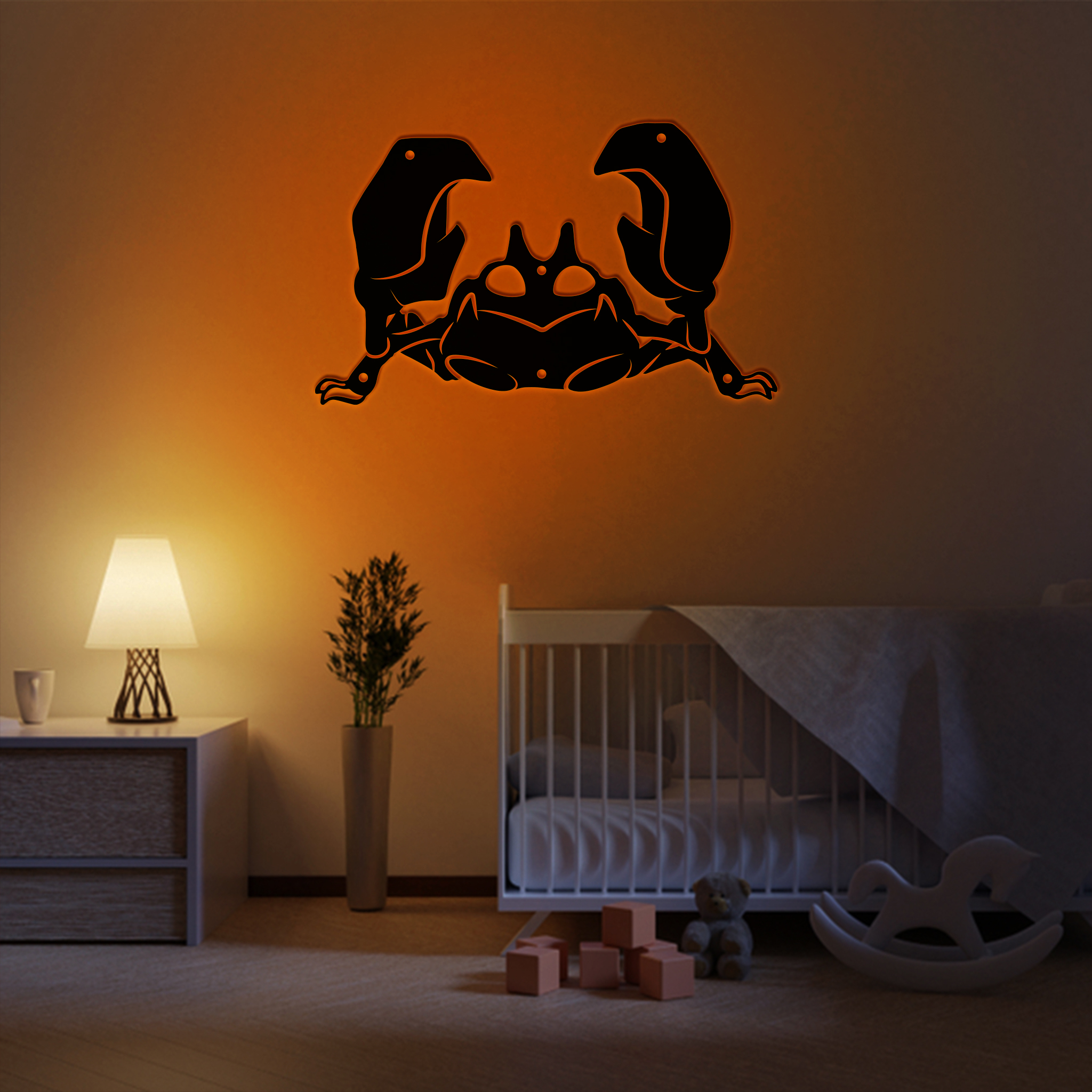 Pokemon Krabby Metal Sign