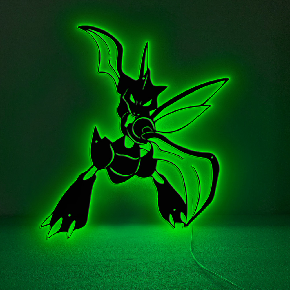 Scyther Pokemon Metal Signs
