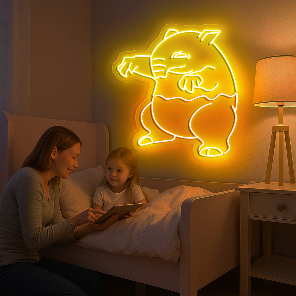Pokemon Drowzee Neon Sign