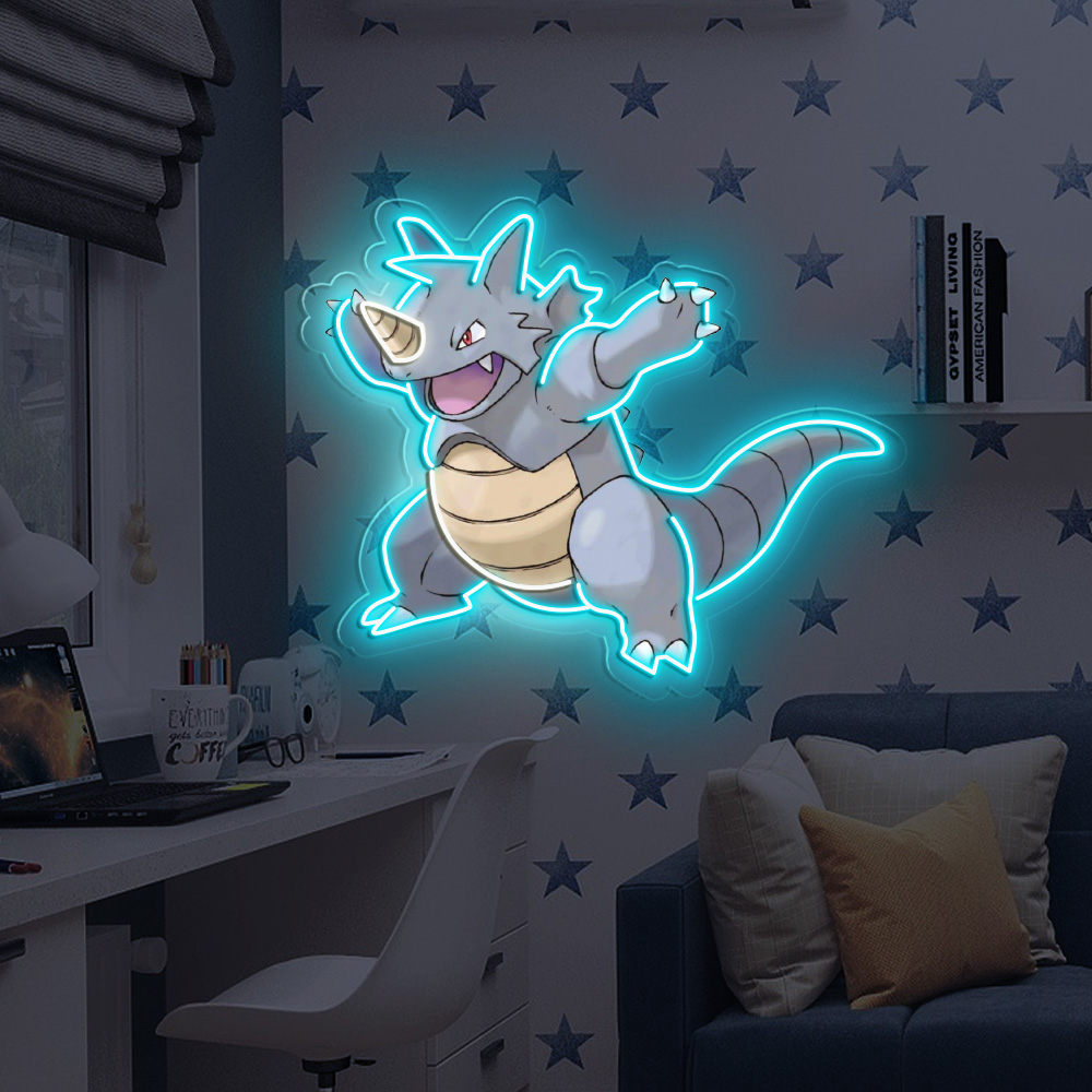 Pokemon Rhydon UV Sign