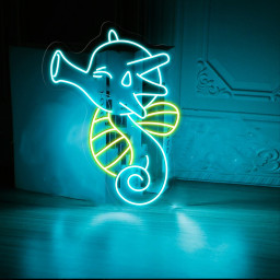 Pokemon Horsea Neon Signs