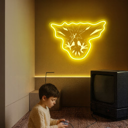 Zapdos Pokemon Laser Sign