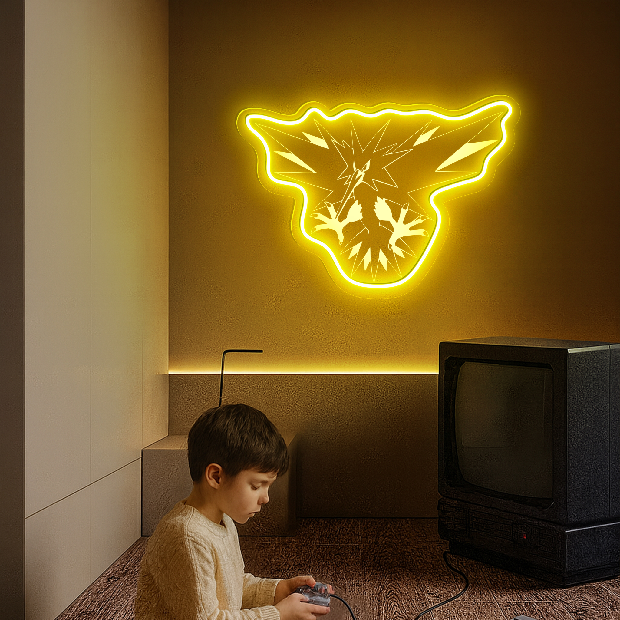 Zapdos Pokemon Laser Sign