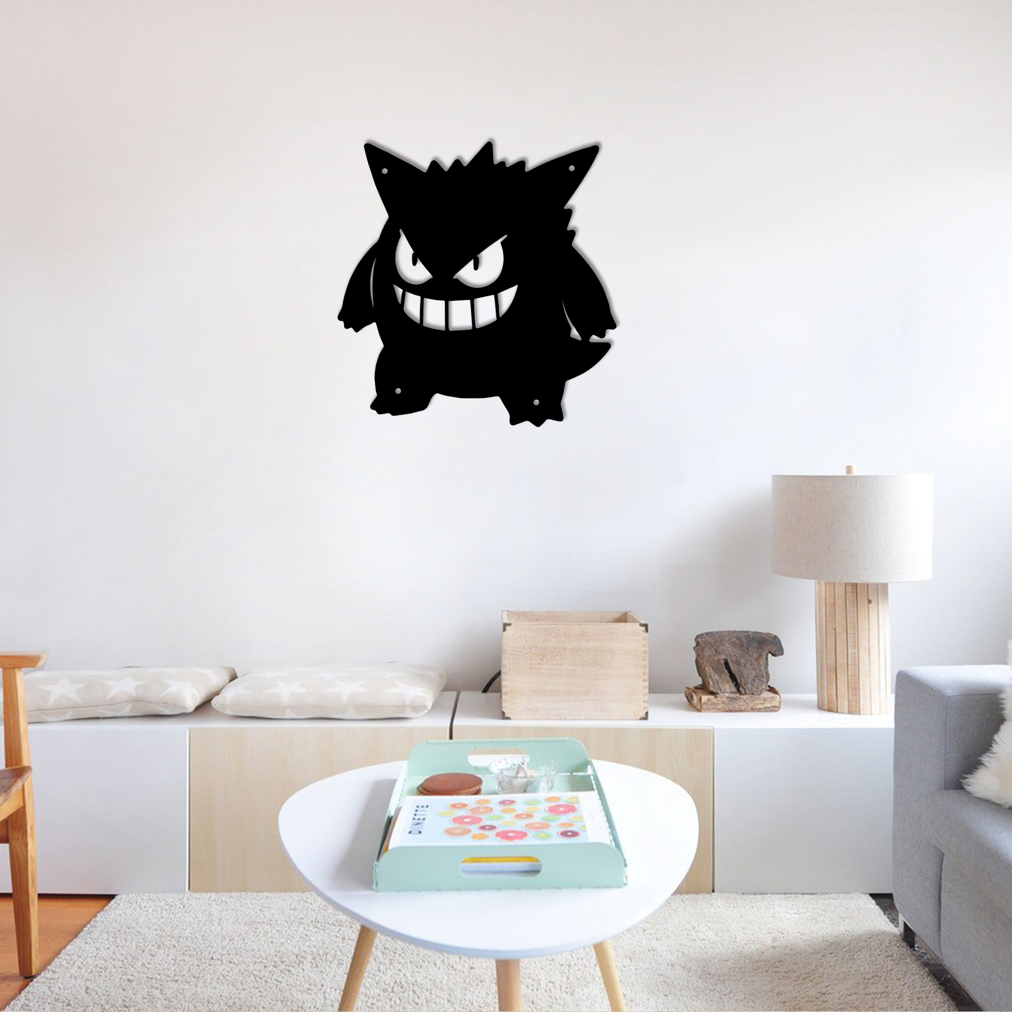 Pokemon Gengar Metal Sign