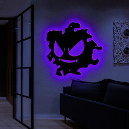 Gastly Pokemon Metal Signs