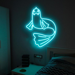 Dewgong Pokemon Neon Sign